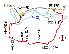 赤ぼっこの略図