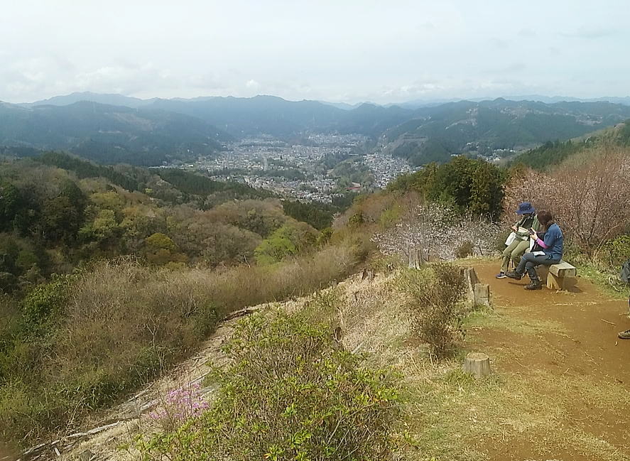 奥多摩の山々と街並みと･･･